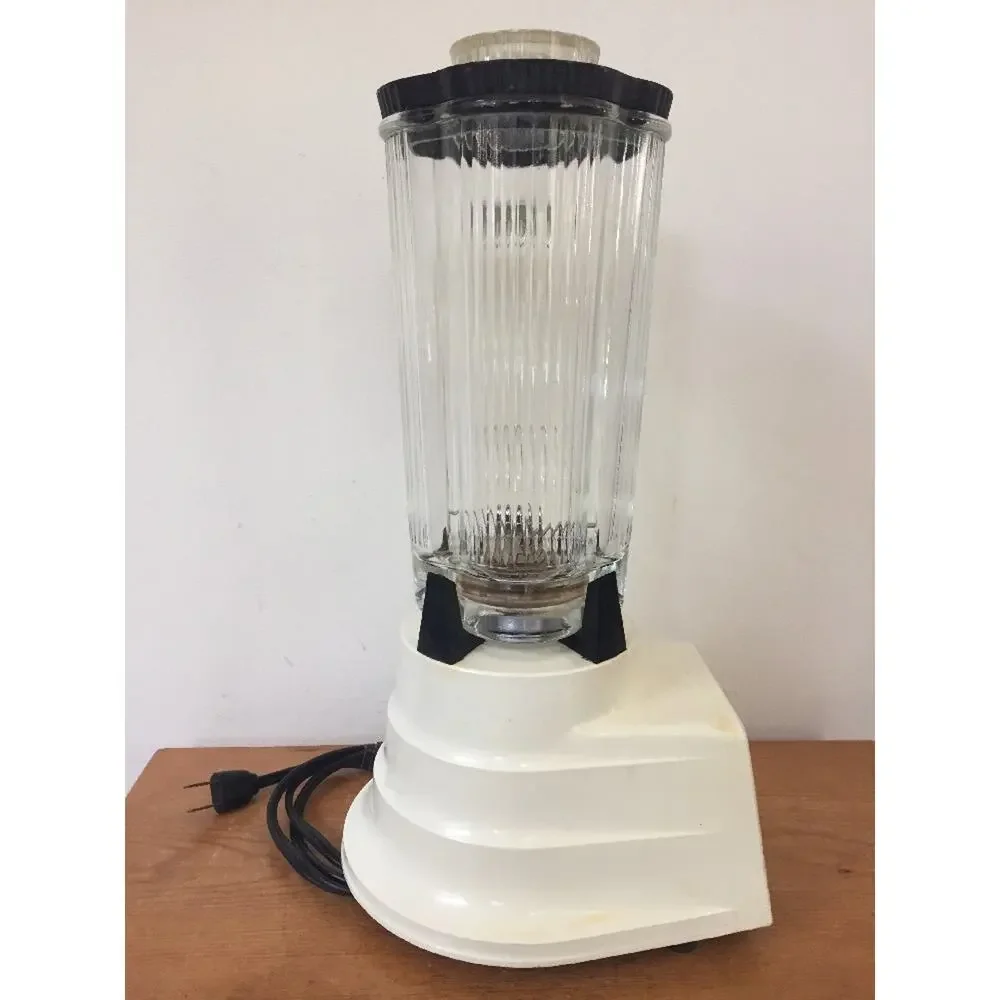 Vtg Waring Push Button Solid State Glass Blender Clover Leaf 1129 40oz 5 Cups